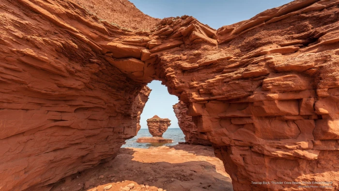 Teacup Rock Thunder Cove Beach Prince Edward Island North America 2k