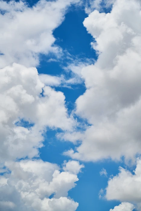 blue cloudy sky summer clouds white landscape nature 2k 4k 5k