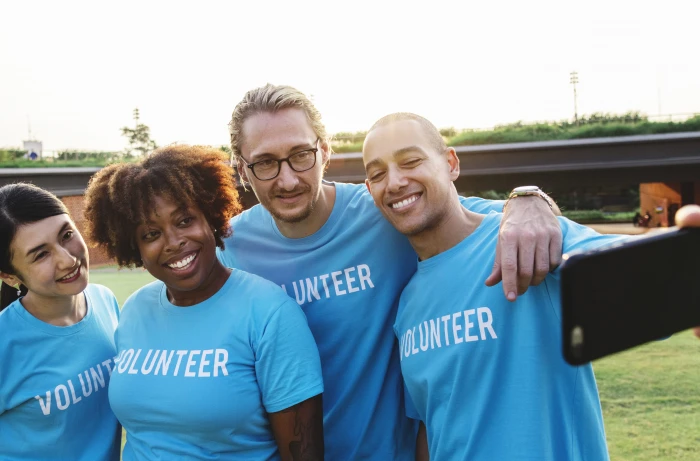 charity cheerful community service digital device 2k 4k