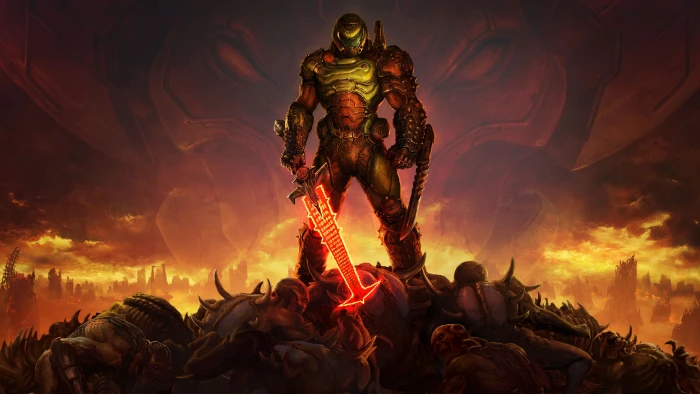 Doom game guy DOOM Eternal slayer 2k 4k