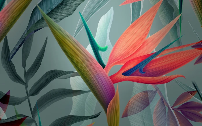 Flowers HD abstract 2k