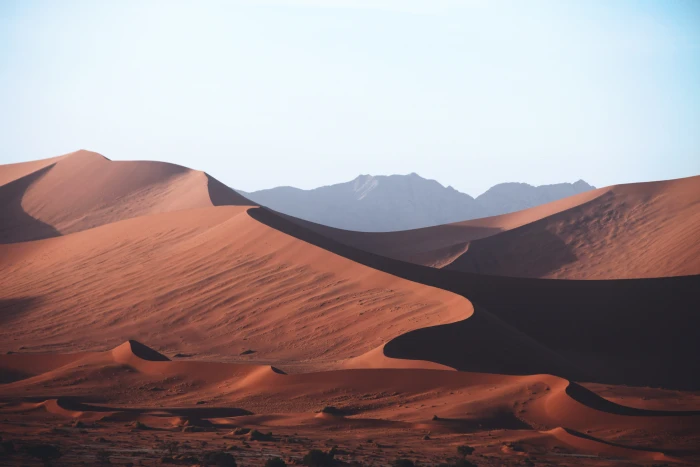 Sand dunes in the desert Namibia Africa nature heat hot 2k 4k 5k