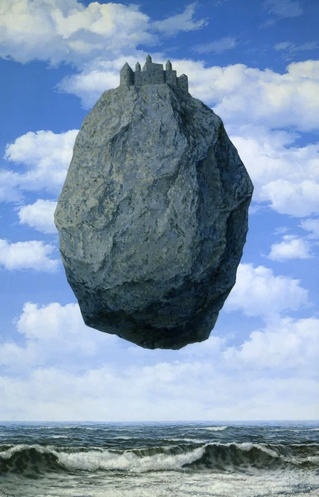 architecture castle rock floating island portrait display 2k