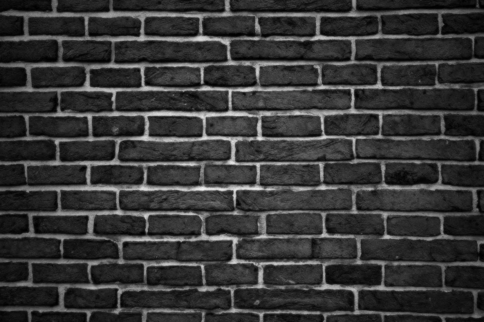 black brick wall building texture dark pattern backgrounds 2k
