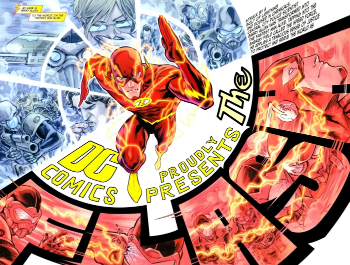 DC The Flash wallpaper Comics superhero Francis Manapul 2k