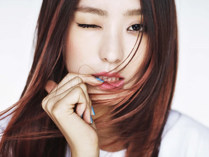 finger on lips redhead face Korean wink Sistar K pop 2k 4k 5k