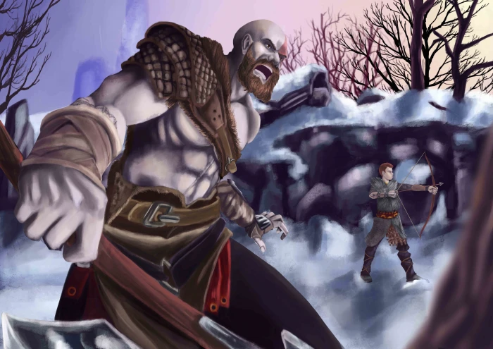 kratos god of war 4 games ps hd 2k 4k 5k