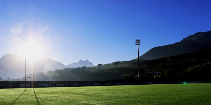 landscape photography of sports field Rugby Stadium South Africa 2k 4k 5k