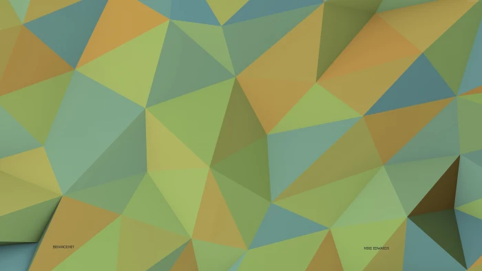 polygon green yellow background pattern 2k 4k 5k 8k