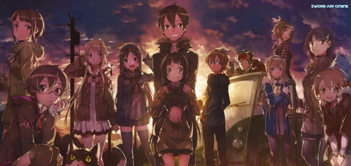 anime characters Sword Art Online Kirito 2k 4k 5k