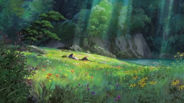 anime natural light landscape forest Studio Ghibli Karigurashi no Arrietty 34 2k 4k