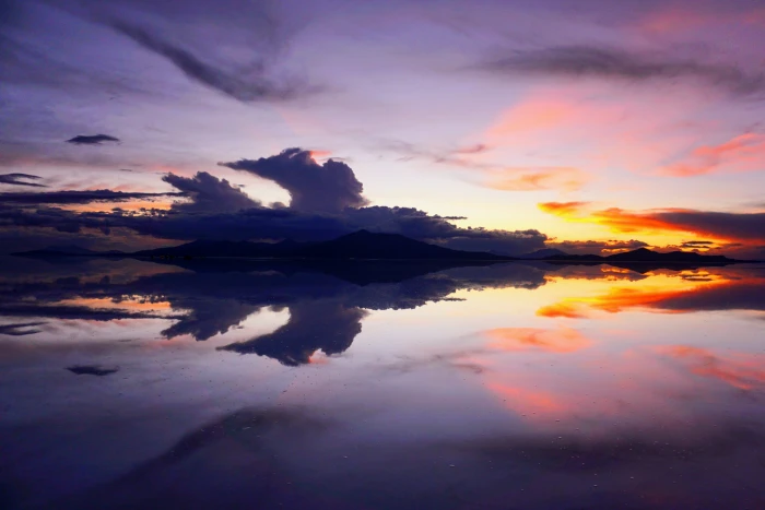 Calm Body Of Water backlit Bolivia dawn daylight dramatic 2k 4k 5k