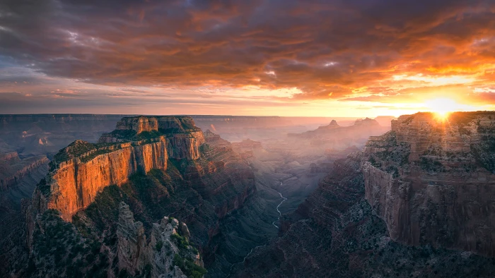 Cape Royal North Rome Of Grand Canyon Arizona Sunset Landscape Photography Desktop Hd Wallpapers For Mobile Phones And Computer 2k 4k
