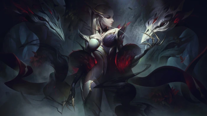 Coven Evelynn League of Legends forest Riot Games 2k 4k 5k 8k