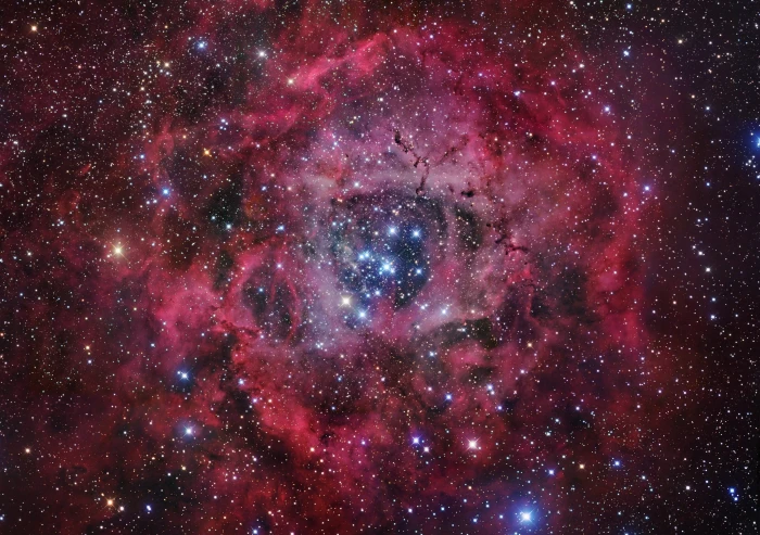 galaxy wallpaper stars Nebula rosette nebula astronomy space 2k
