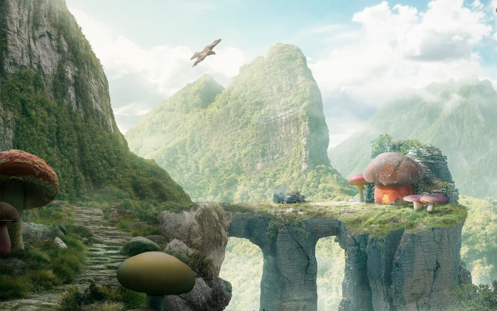 house Mushroom HD 2k