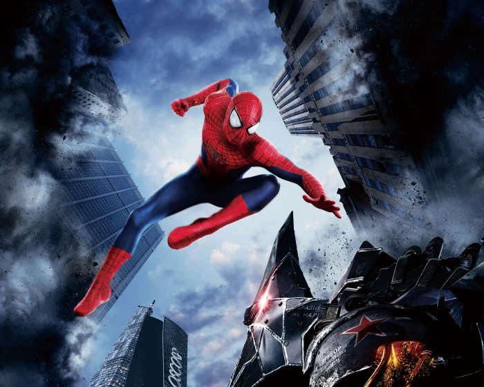 Marvel Spider Man digital wallpaper red Action Fantasy Amazing 2k