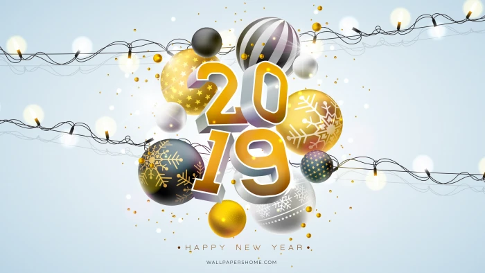 New Year Christmas poster 2k 4k 5k 8k