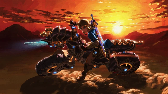 Nintendo Switch Club Link The Legend of Zelda Breath the Wild 2k 4k