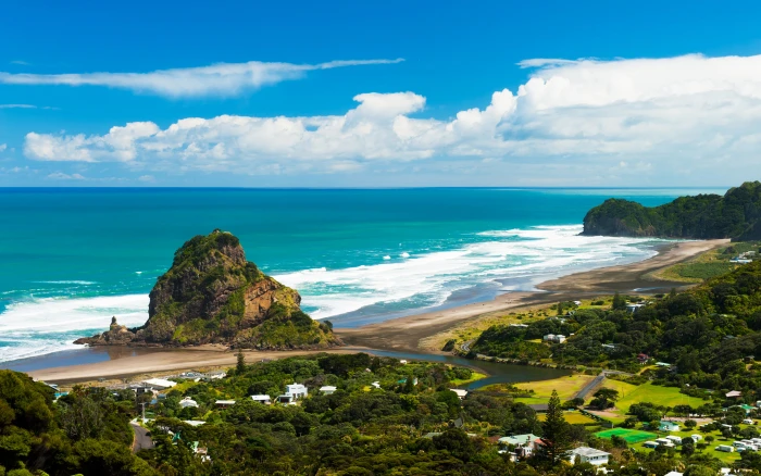 Piha Is A Coastal Village Beach West From Auckland In The North Island New Zealand Wallpapers Hd Images For Desktop 2k 4k