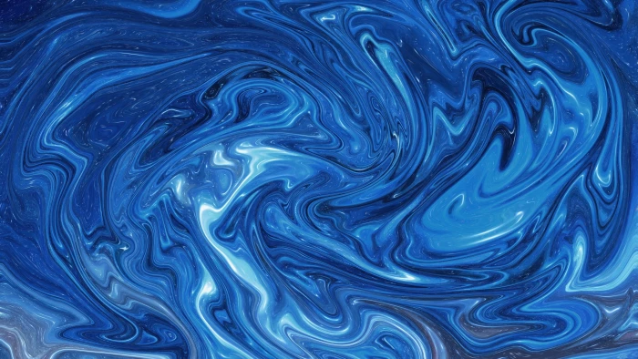 blue liquid water texture abstraction abstract art pattern 2k 4k