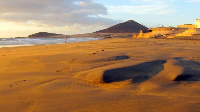 tenerife morgenstimmung el medano desert sand beach land 2k 4k