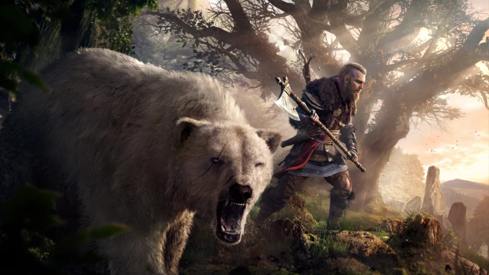 Assassin s Creed Valhalla viking video games game art 2k 4k 5k