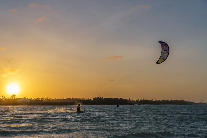 brazil ilha do guajiru kite beach kiteboarding surf sunset 2k 4k 5k