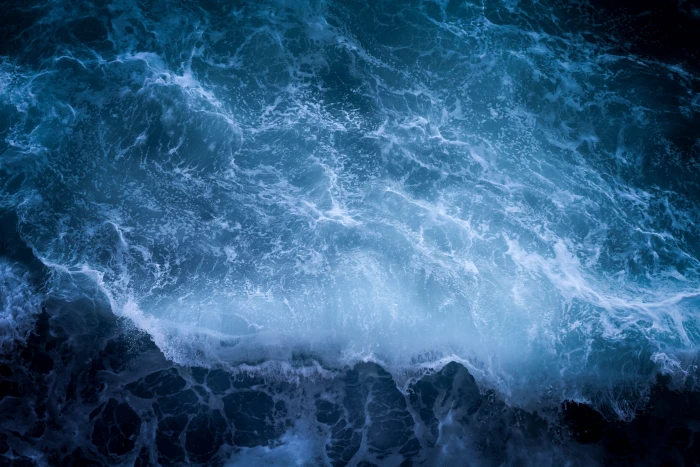 dark ocean sea water wave nature blue backgrounds abstract 2k 4k 5k