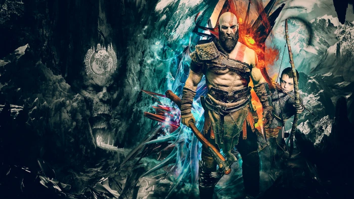 kratos god of war 4 games ps hd artwork 2k 4k