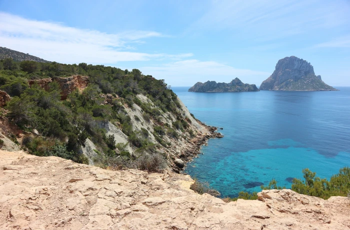 landscape photography of islands Es Vedra Spain Ibiza balearic 2k 4k 5k