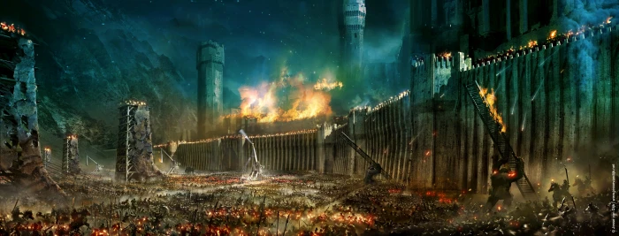 Lord of the Rings war illustration The Of storm 2k 4k 5k