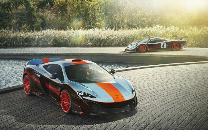 McLaren MSO LT Gulf Racing Theme 2k 4k