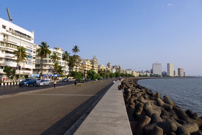 road near ocean marine drive boulevard south mumbai sea arabian 2k 4k 5k
