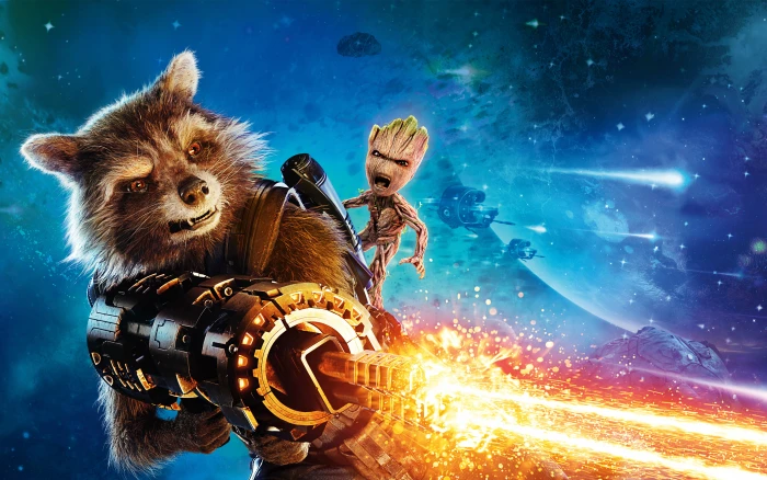 Rocket Guardians of the Galaxy Vol 2 2k 4k