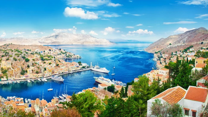 Symi Island In Greece Ultra Hd Wallpapers Images For Desktop And Mobile 2k 4k