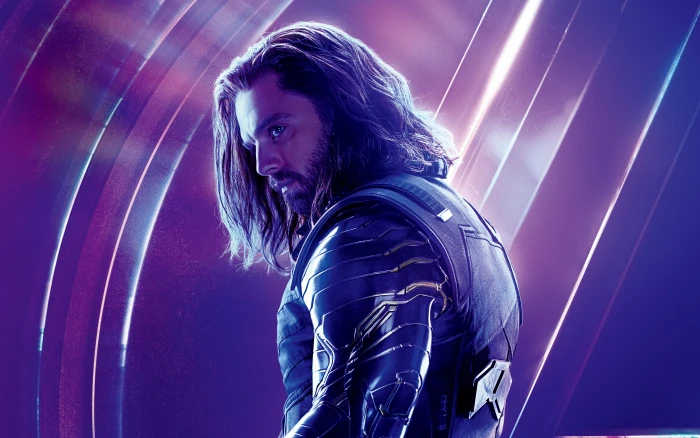 White Wolf in Avengers Infinity War Sebastian Stan young adult 2k 4k