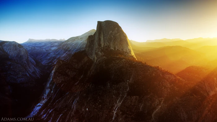 Yosemite wallpaper Half Dome California Sunrise 2k 4k 5k