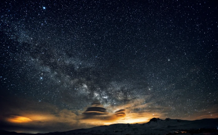 Armenia Aragats stars on sky wallpaper Nature Sun and Sky 2k 4k 5k