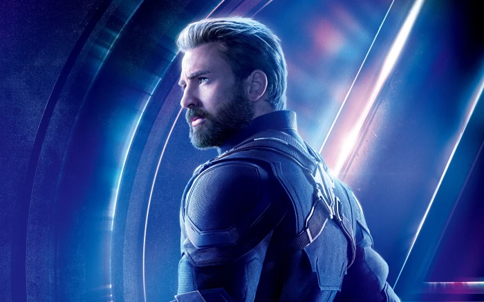 Chris Evans as Captain America Avengers Infinity War 2k 4k
