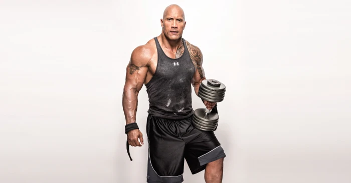 Dwayne Johnson The Rock Weights Workout 2k 4k 5k 8k 10k