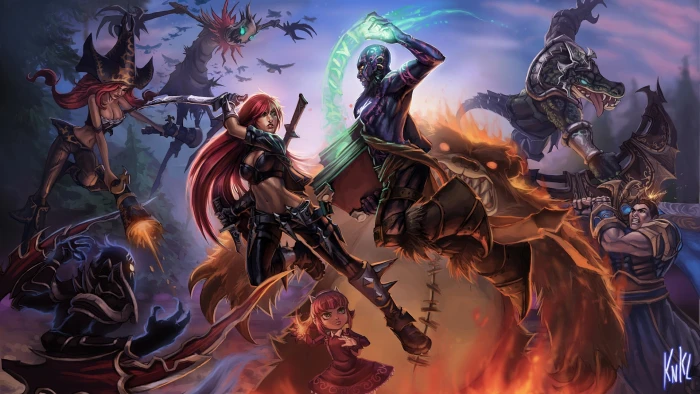 league of legends games fantasy artist artwork digital art 2k 4k 5k 8k