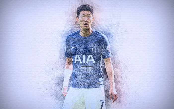 Soccer Son Heung Min South Korean Tottenham Hotspur F C 2k 4k