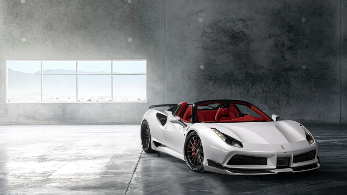 white car sports cabriolet supercar luxury vehicle 2k 4k 5k 8k