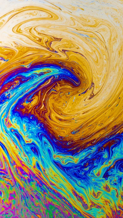 abstract painting art colorful pattern oil wallpaper macro 2k