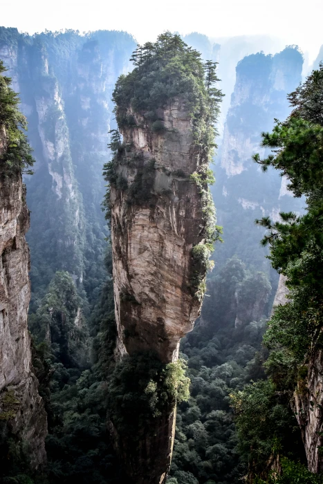 rock mountains photo outdoors nature cliff zhangjiajie mesa 2k 4k