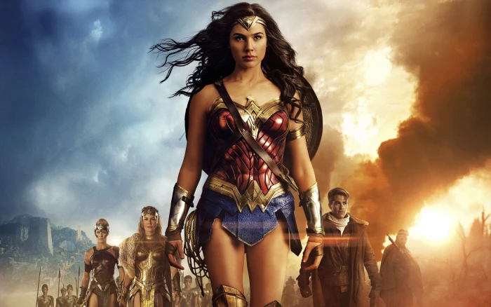 Wonder Woman wallpaper cinema armor movie brunette film 2k 4k 5k