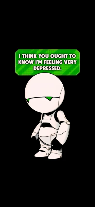 I Think You Ought to Know m Feeling Very Depressed amoled minimalism