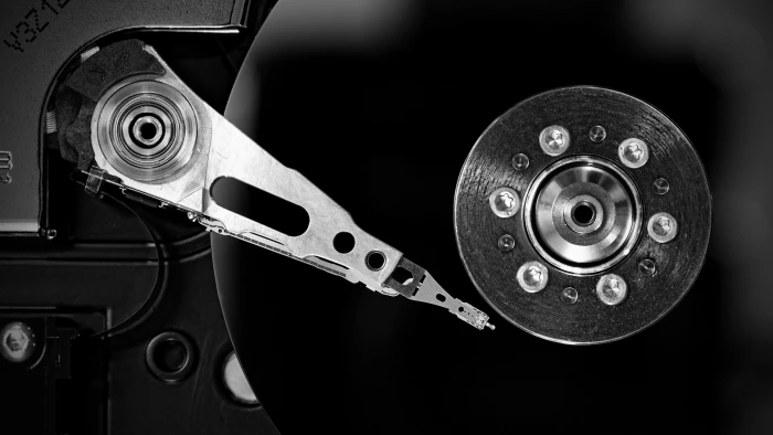 black and silver turntable monochrome Hard drives computer 2k 4k