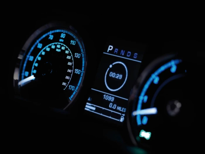 Black Gauges Dash Macro Speedometer HD cars 2k